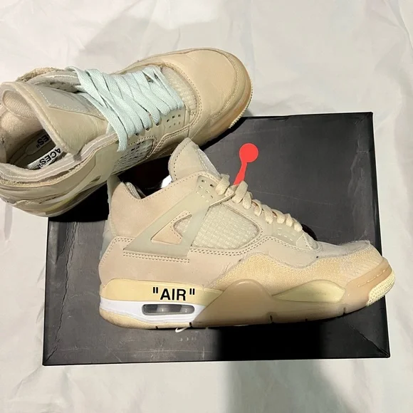 Jordan | Shoes | Wmns Air Jordan 4 Retro Offwhite Sail | Poshmark